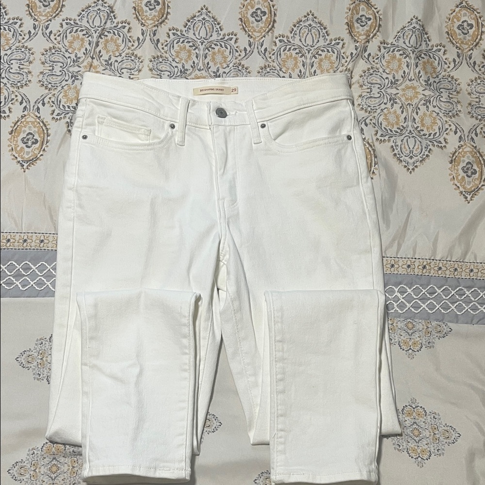 Levi's 311 Shaping Skinny Jeans - Sz. 29 - Cream